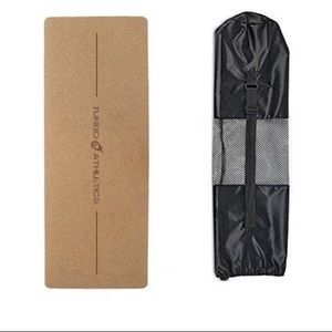 Cork Yoga Mat With FREE Black Carry Bag Brand New